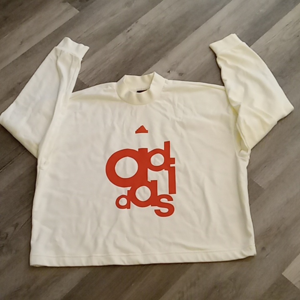 Adidas Oversized Long Sleeve Sweatshirt sz Large - Picture 2 of 5